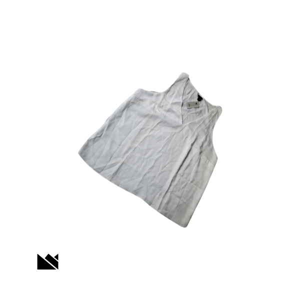 White Plain Vest (V-NECK)