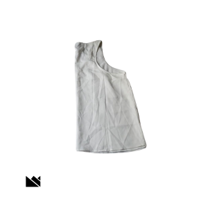 White Plain Vest (V-NECK) - Image 3