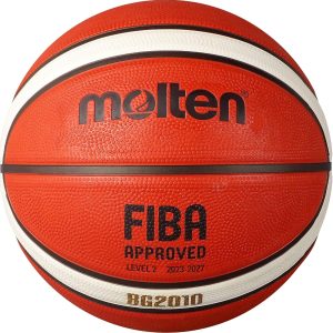 Molten BG2010 Deep Seams Premium Rubber Basketball, FIBA Approved, Indoor/Outdoor Play, Orange/Ivory - Image 4