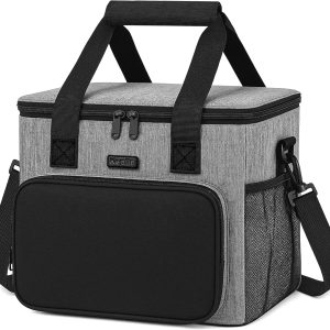 KEPLIN Insulated Cooler Bag Waterproof & Leak Resistant with Shoulder Strap, Side & Front Pockets Portable Lunch Box - Image 3
